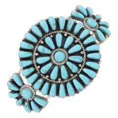 Pulsera Racimo de Turquesa Navajo