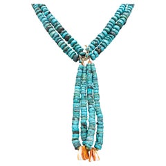 Navajo Turquoise Loop Necklace