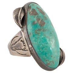 Anello in turchese navajo