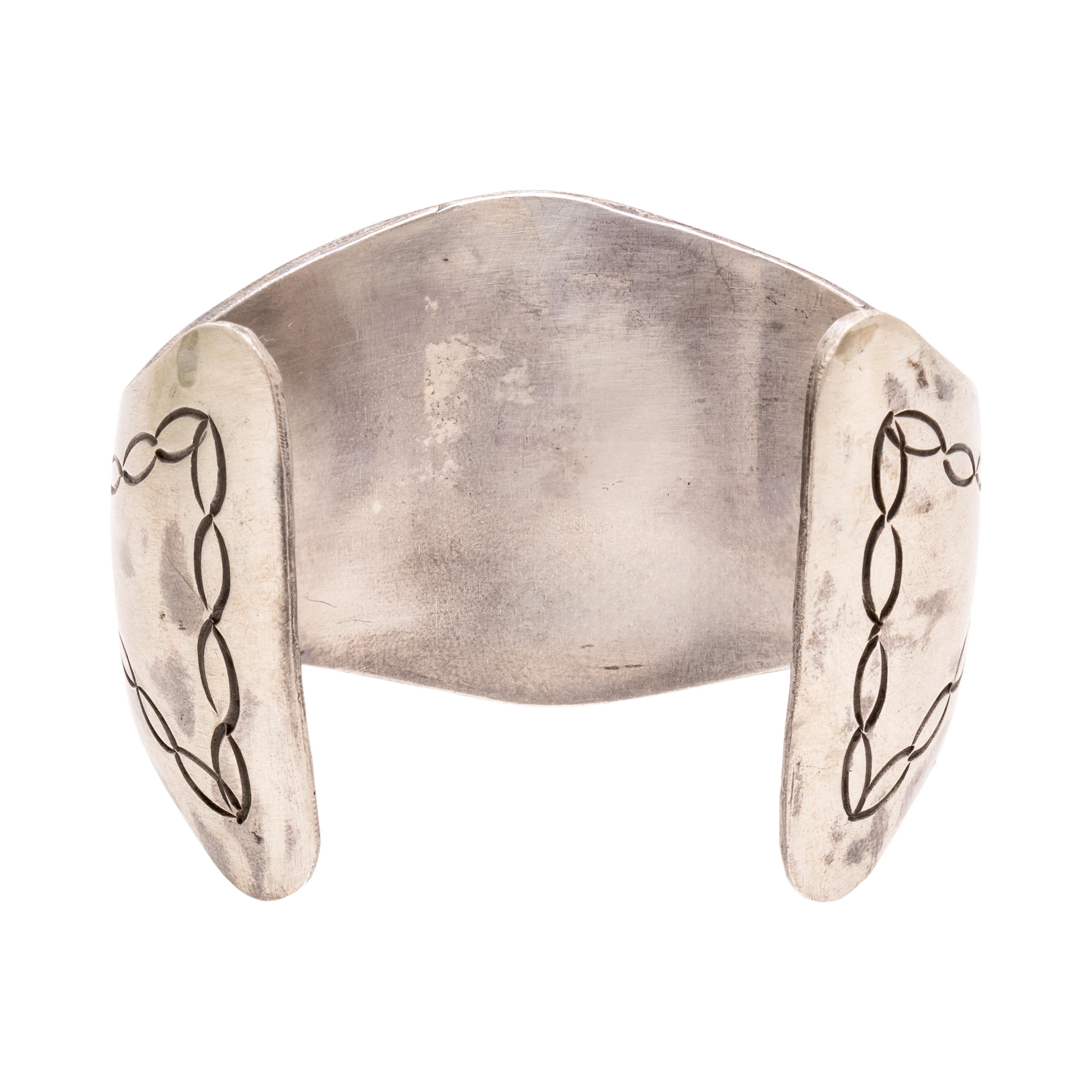 Nativo americano Bracciale Shadowbox in turchese di Navajo in vendita