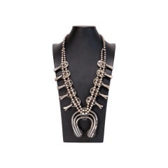 Navajo Turquoise Squash Blossom