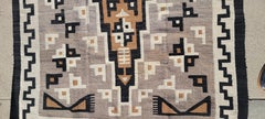 Navajo Two Grey Hills W/Steps Border