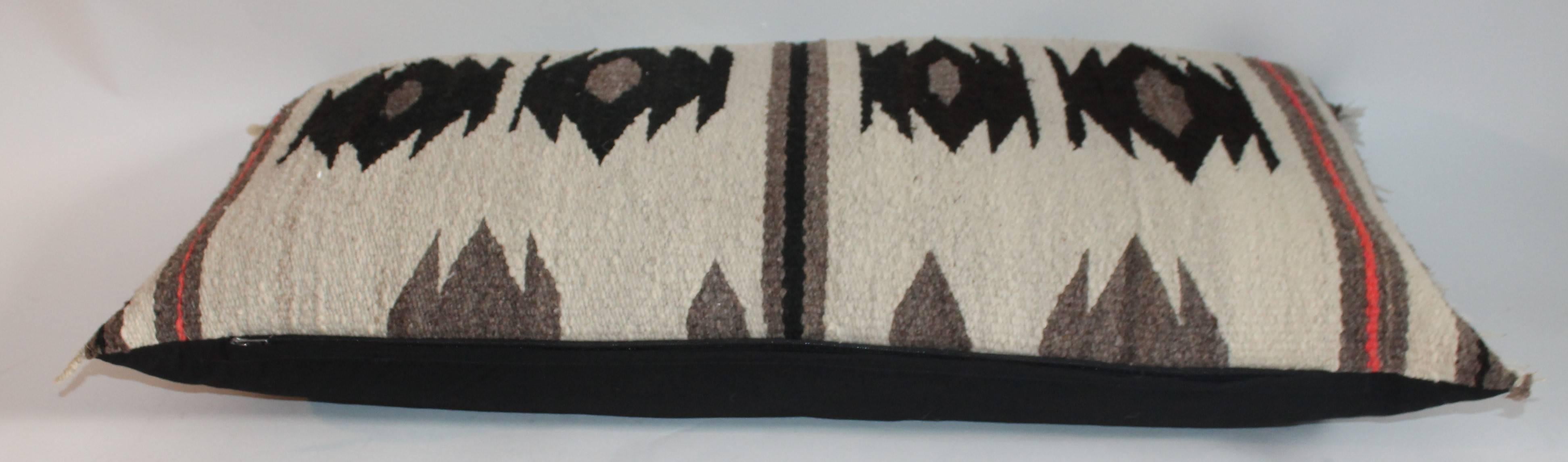 Native American Navajo Weaving / Geometric Saddle Blanket Pillow