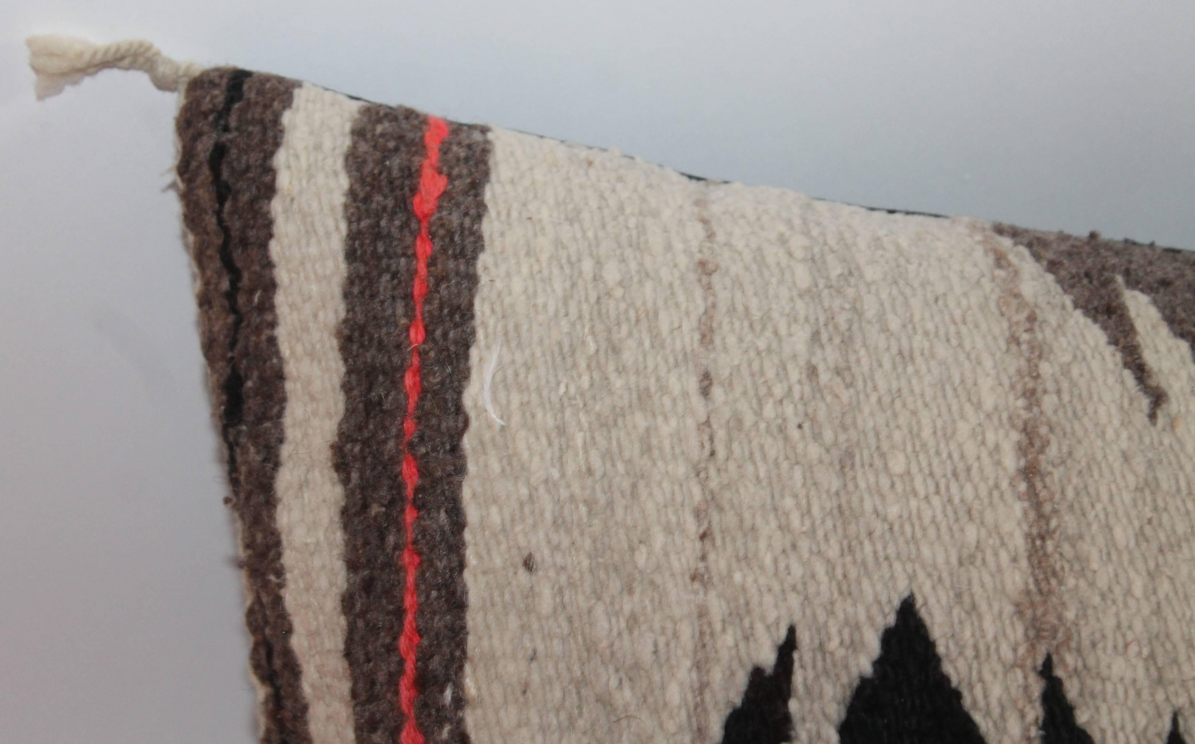 American Navajo Weaving / Geometric Saddle Blanket Pillow