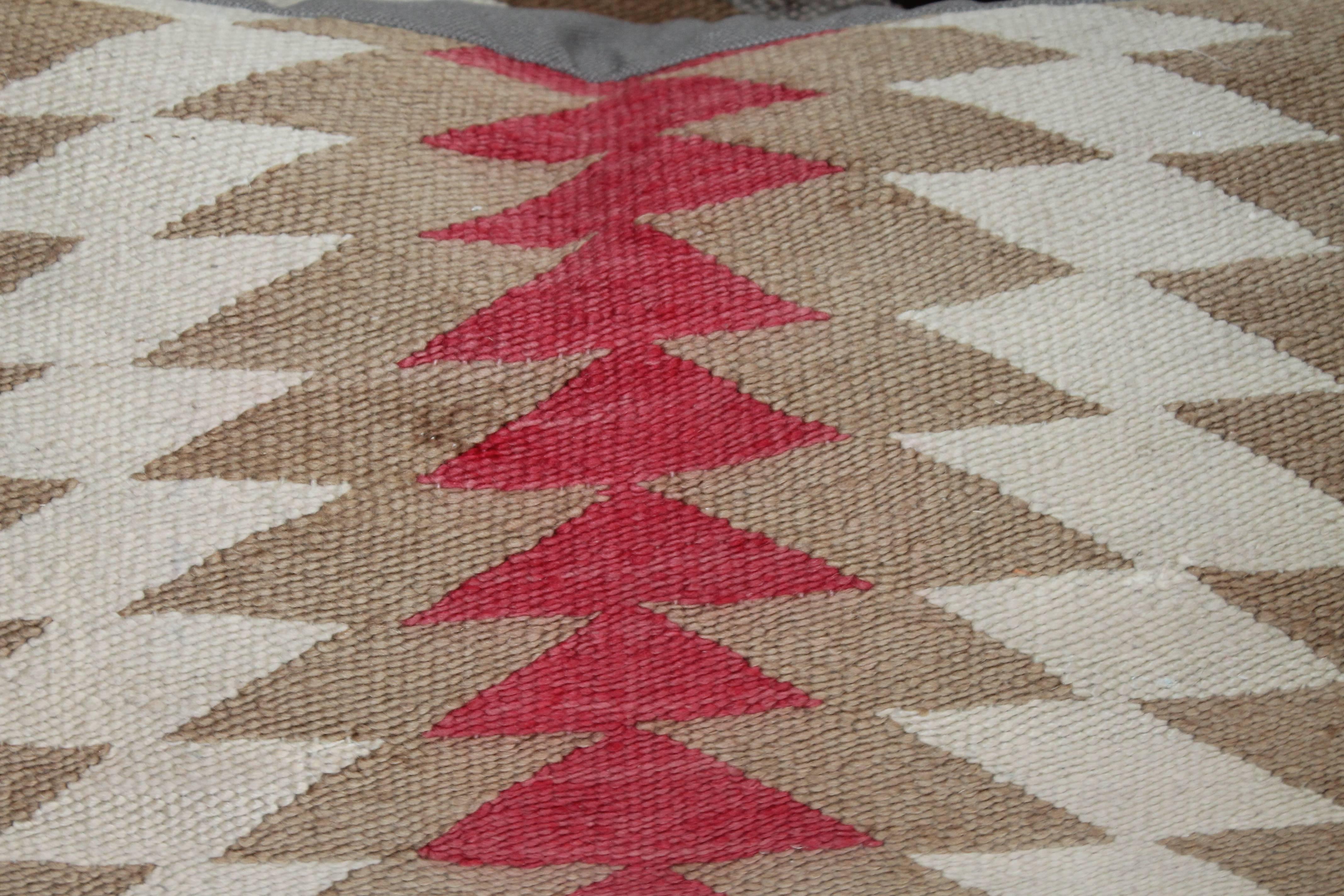 Other Navajo Weaving Flying Geese Pillows, Pair