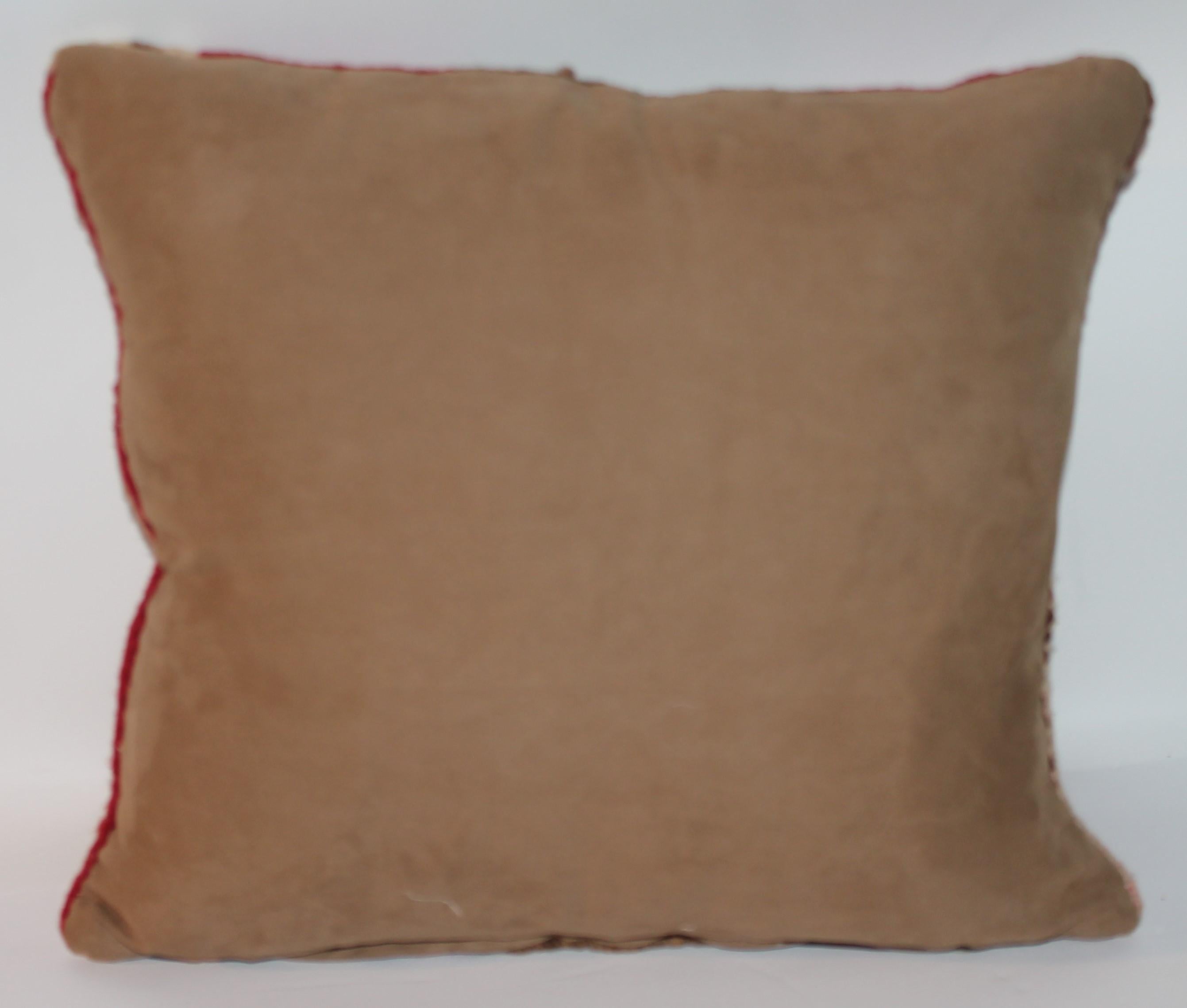 Hand-Crafted Navajo Indian Weaving Pillow For Sale