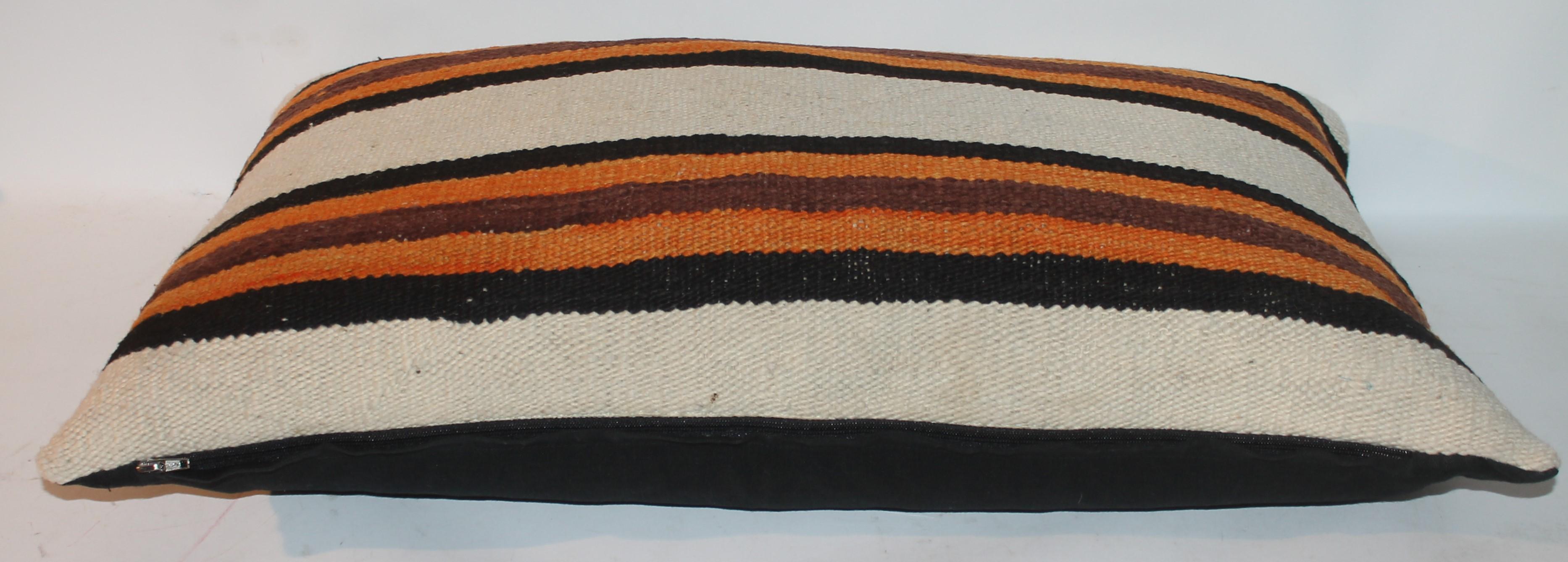 Wool Navajo Weaving Pillow For Sale