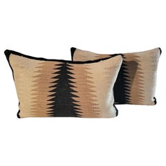 Vintage Navajo Weaving Pillows Pair