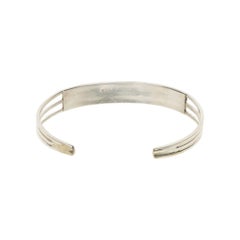 Navajo White Buffalo Turquoise Bracelet