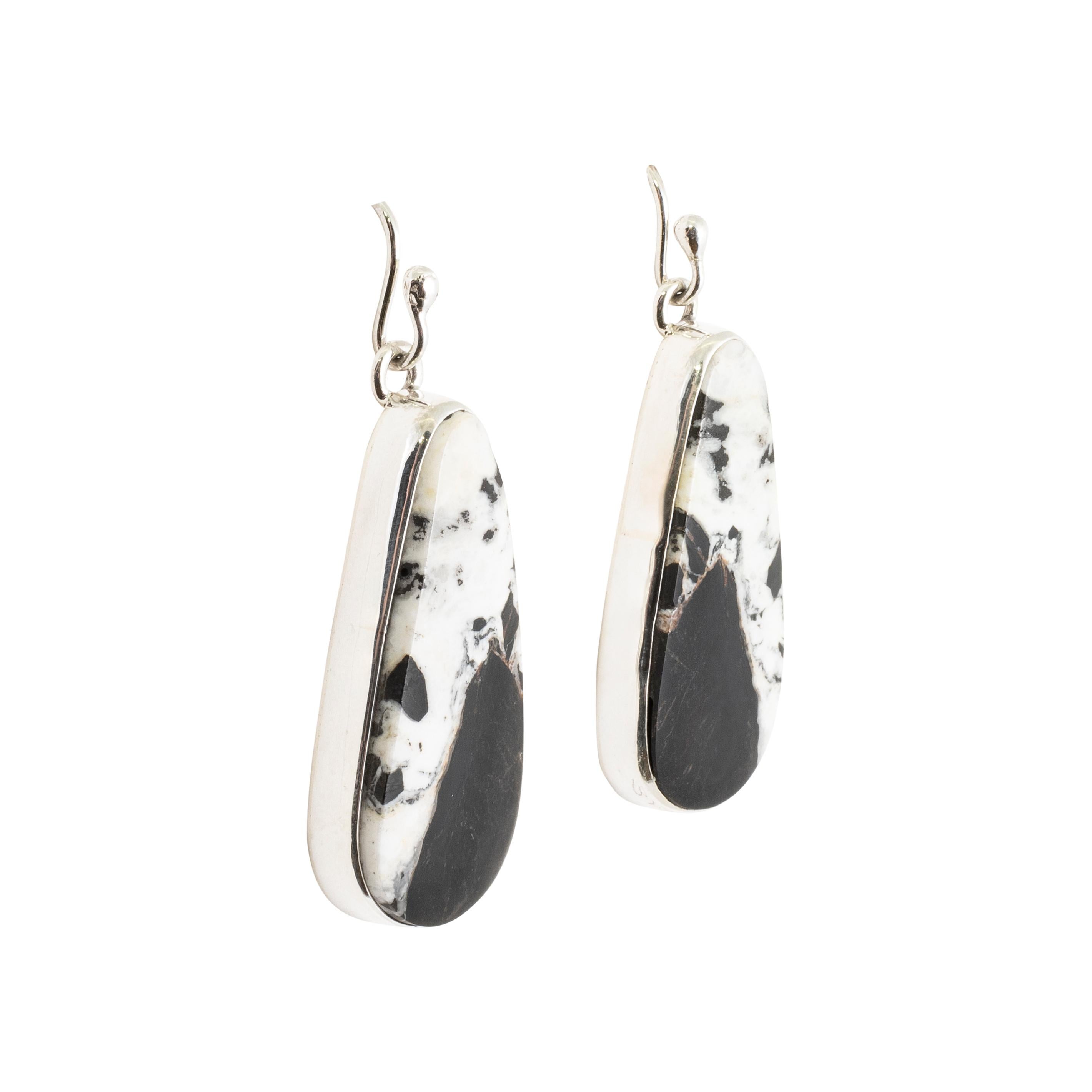 white buffalo earrings