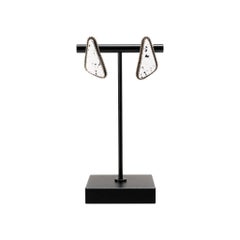 Navajo White Buffalo Turquoise Stud Earrings