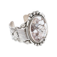 Navajo Wild Horse Turquoise Bracelet