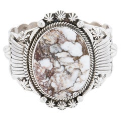 Navajo Wild Horse Turquoise Bracelet