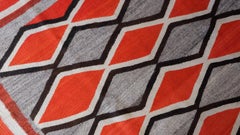 Navajo avec Ganado Red Diamond Design sur fond gris c.1920