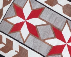 Navajo with Valero Start Design in Red, Ivory, Camel and Gray c.1940