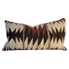 Navajo Wool Jigsaw Bolster Pillow