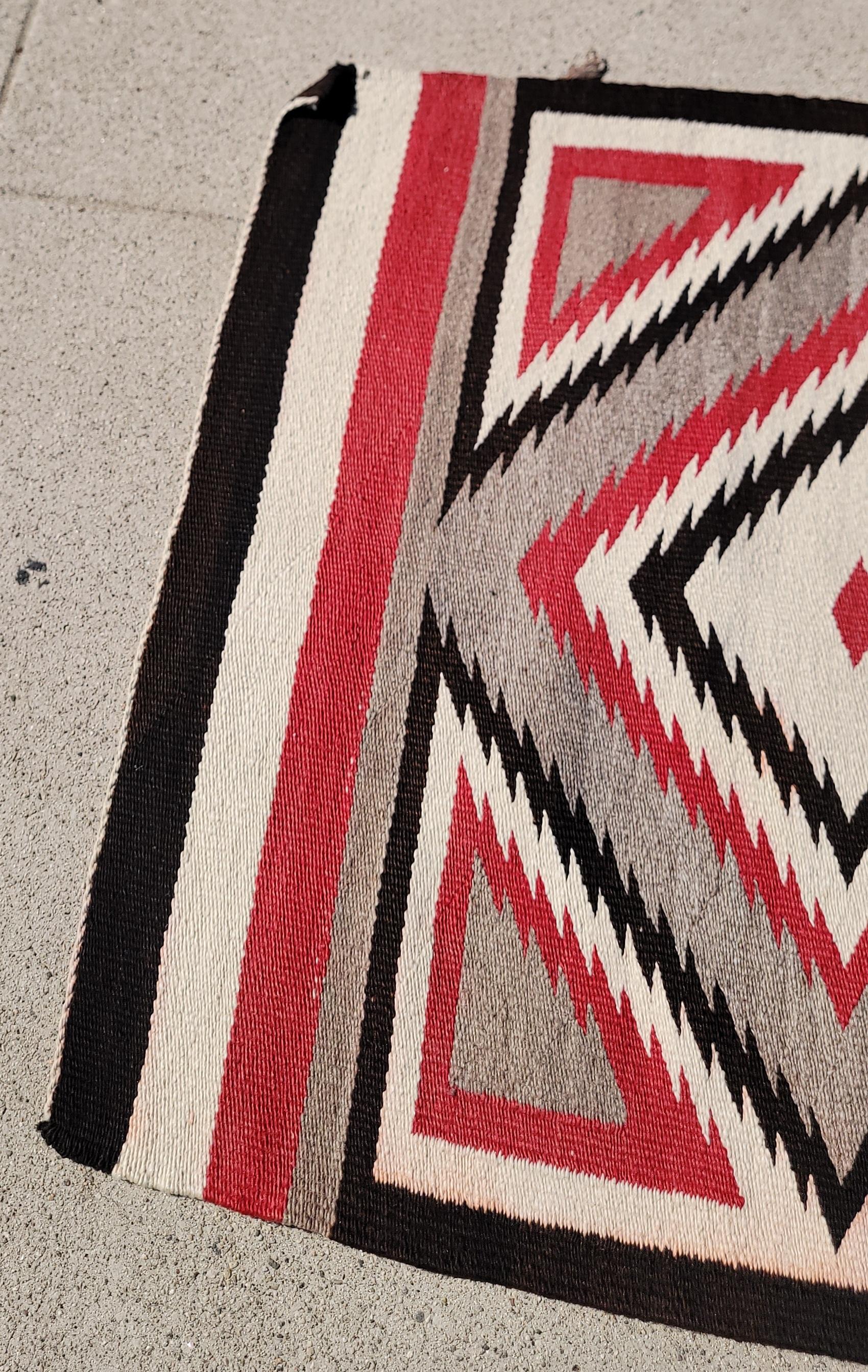 Arte popolare Tappeto Navajo con tessitura Eye Dazzler in vendita