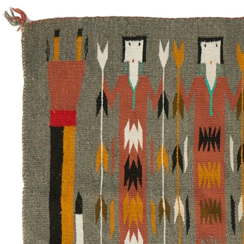 20th Century Navajo Yei Be Chei Textile Art