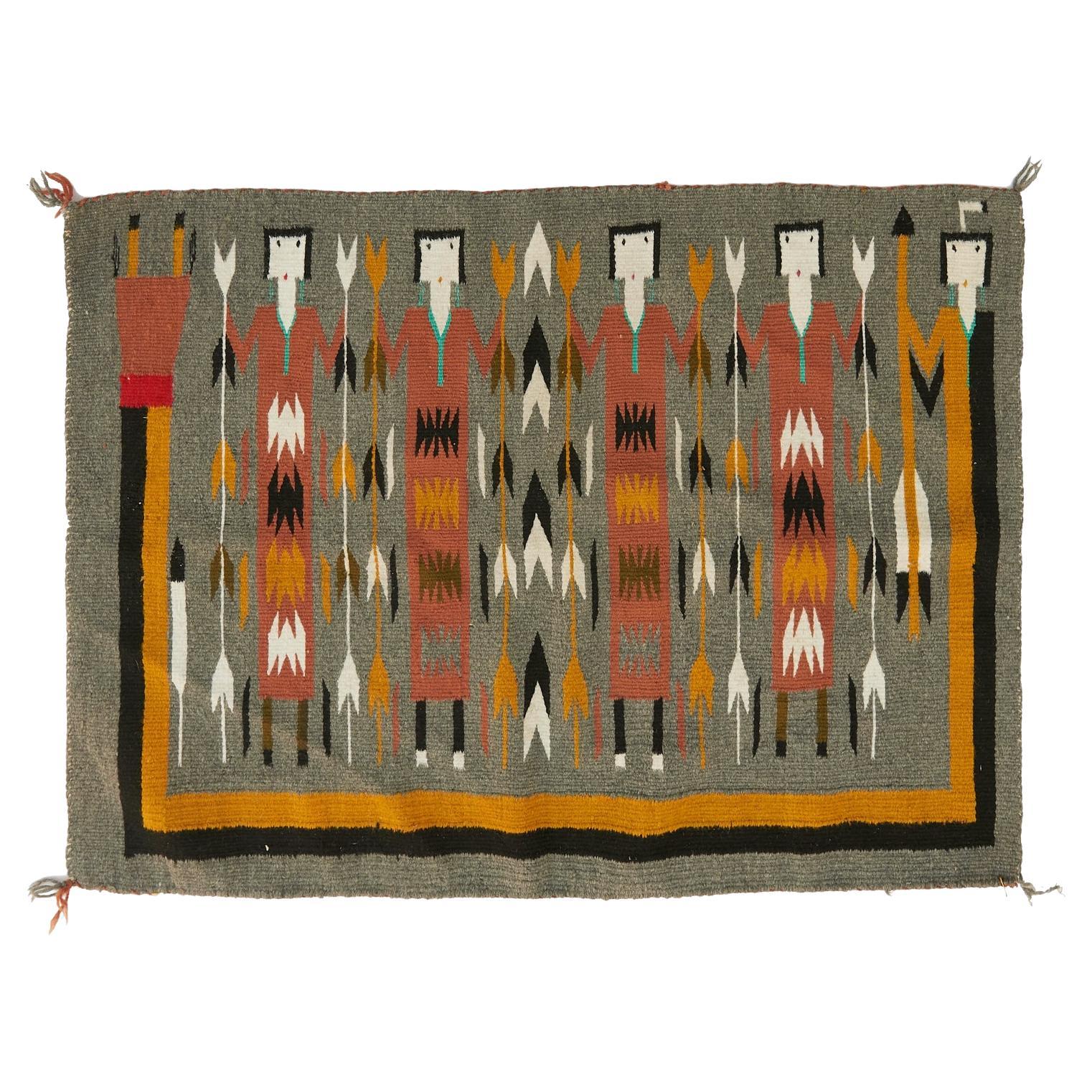 Navajo Yei Be Chei Textile Art