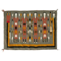 Vintage Navajo Yei Be Chei Textile Art