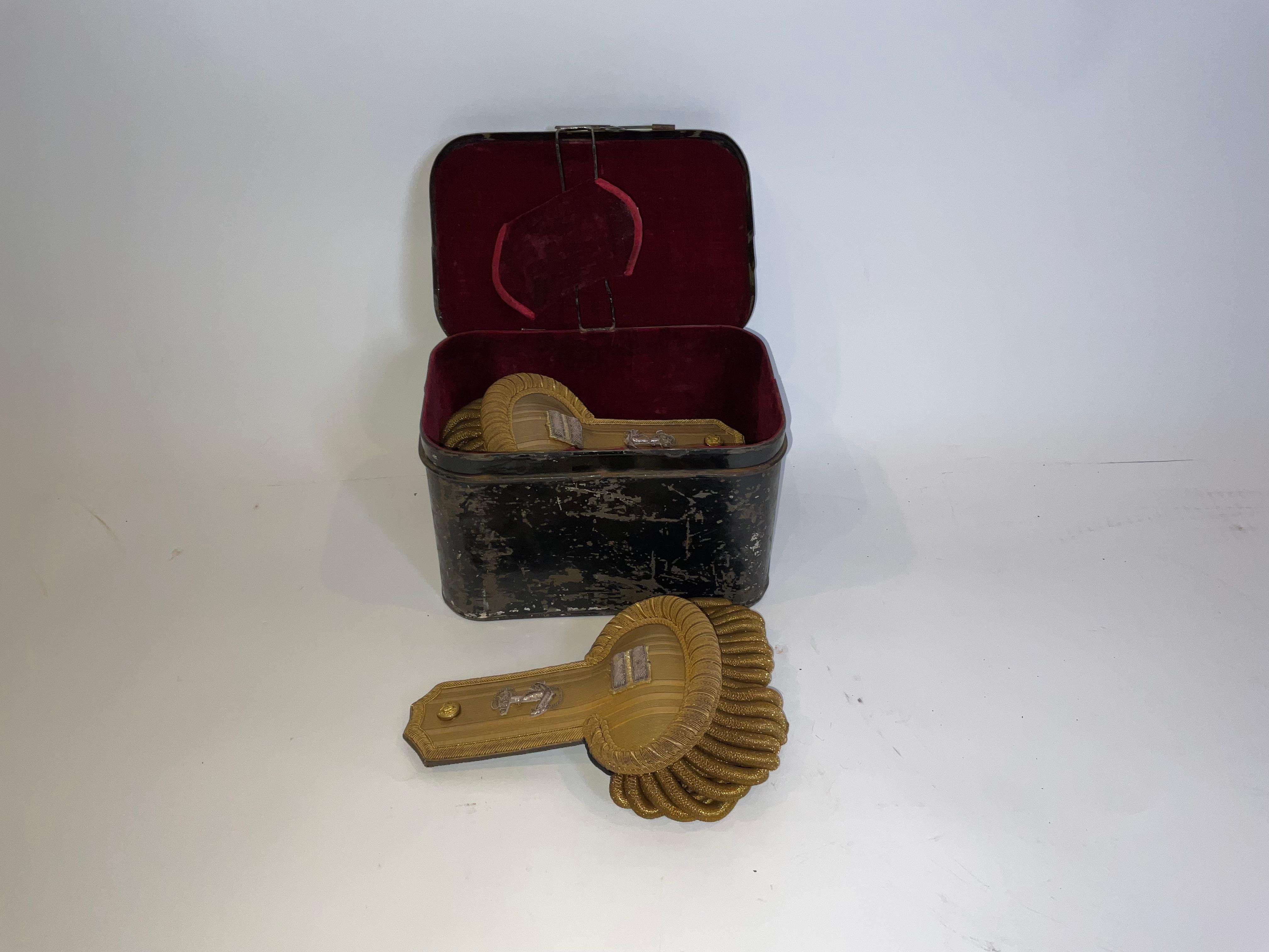 Charreteras de Oficiales Navales en Metal en venta 4