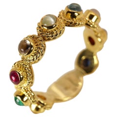 Navaratna 18k gold Ring