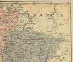 Navarra in Cartographic Detail: A 1902 Map of the Crossroads of Northern Spain