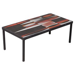 "Navette" Ceramic Coffee Table By Roger Capron