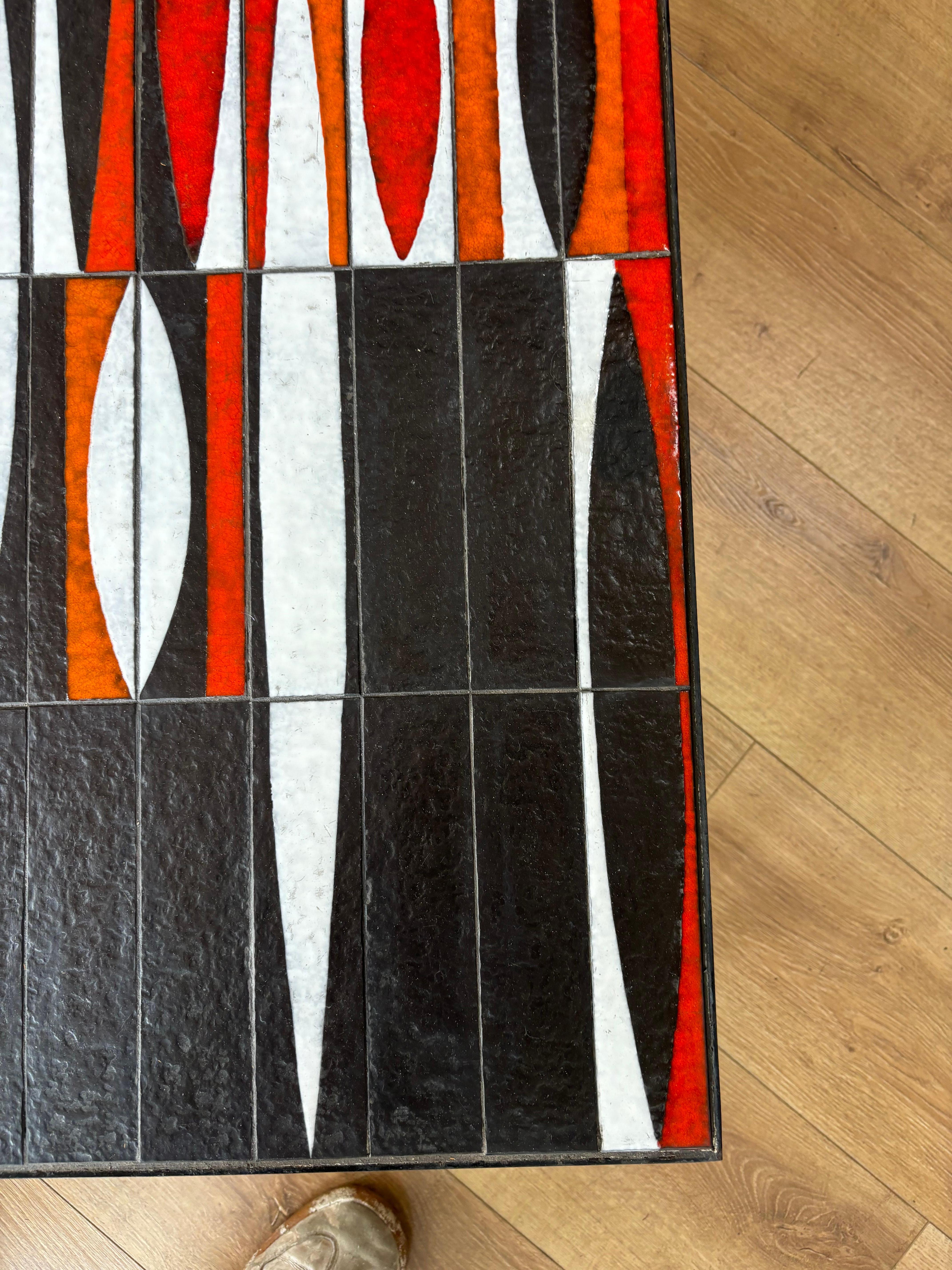 Navette Coffee table by Roger Capron For Sale 10