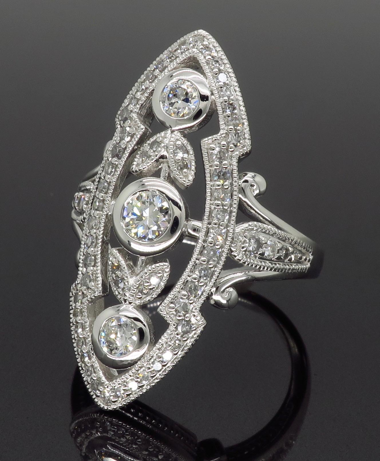 Navette Style Diamond Ring 2