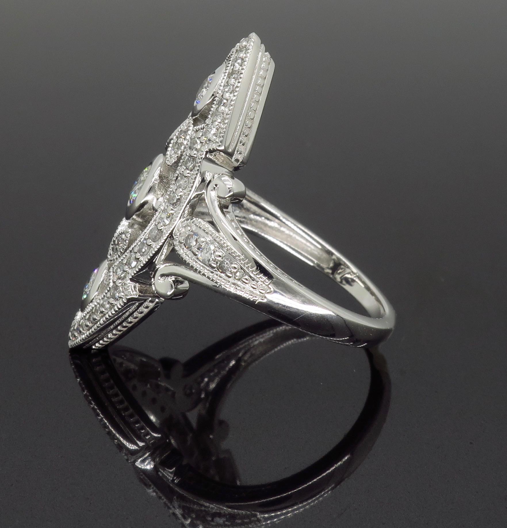 Navette Style Diamond Ring 3