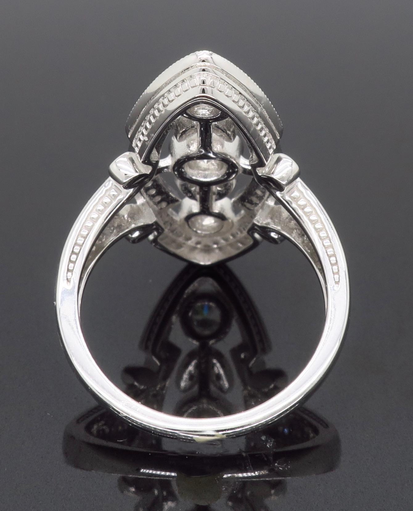 Navette Style Diamond Ring 4