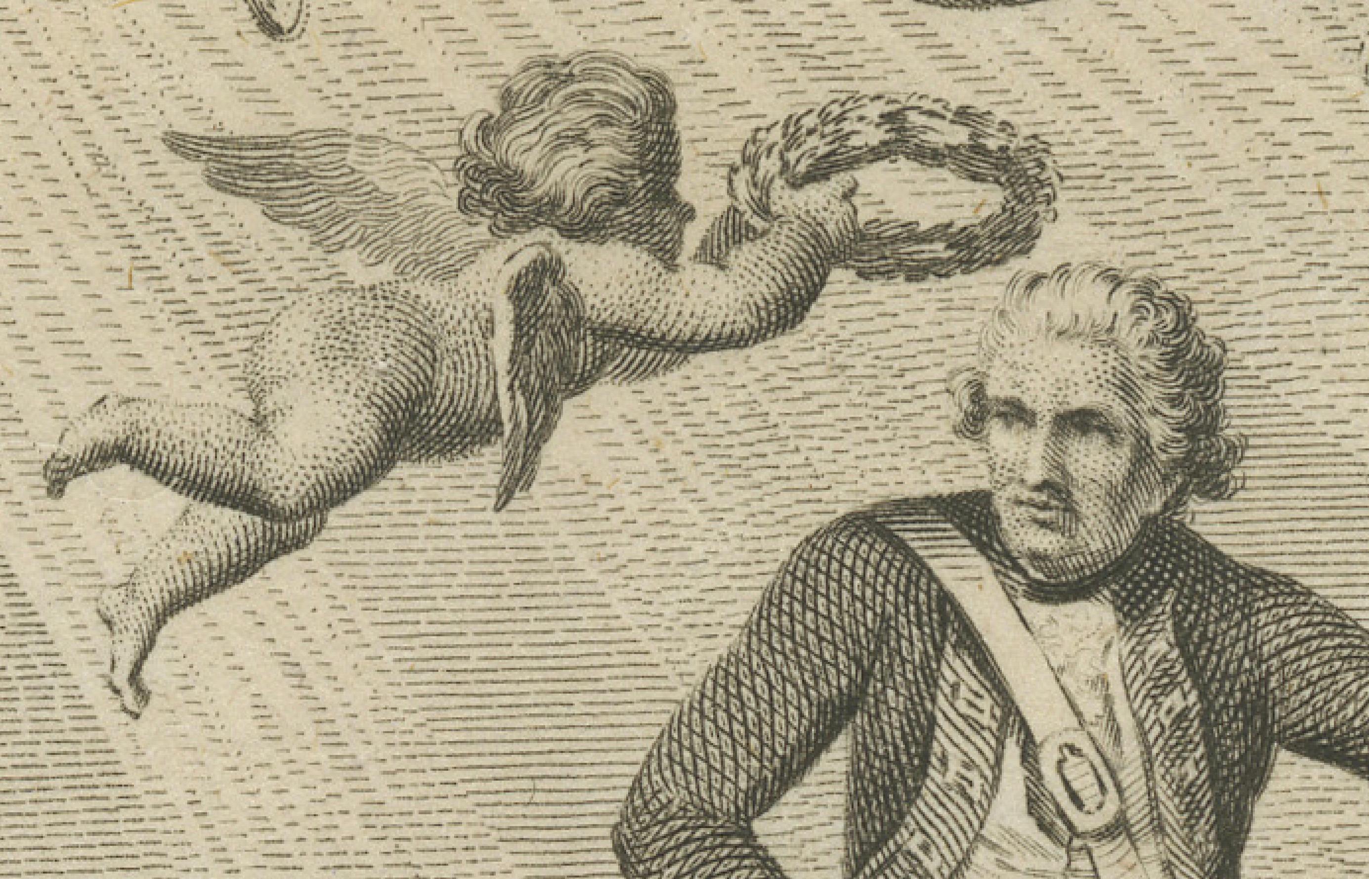 Navigating History: An Allegorical Frontispiece Honoring Captain Cook, ca.1788 For Sale 1