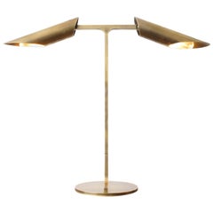Navis Table Lamp - patinated brass