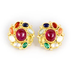 Navratna Jadau Earring 0735