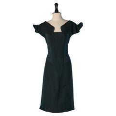 Abito da cocktail blu e nero JC DE CASTELBAJAC