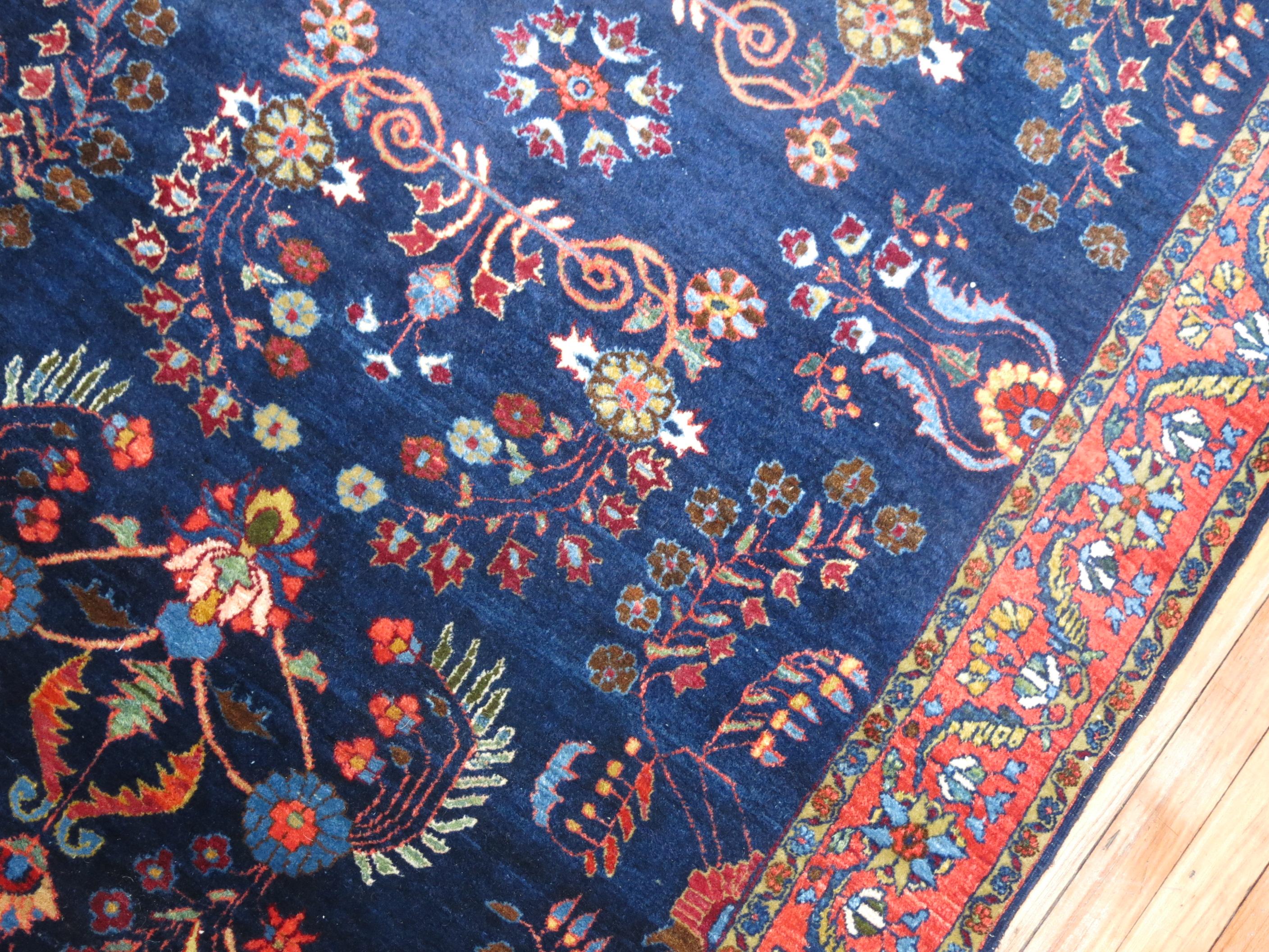 blue persian rugs