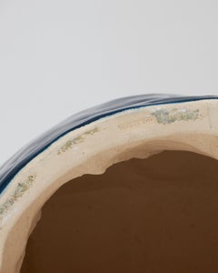Navy Blue Ceramic Side Table by Project 213A
