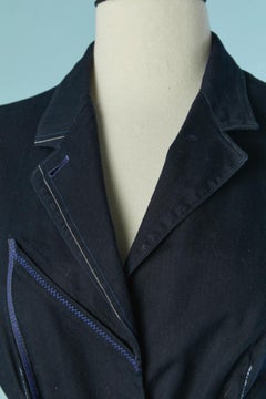Marineblaue Baumwolljacke LE JEAN de MARITHÉ ET FRANÇOIS GIRBAUD