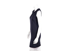 Navy Blue Gucci Wool Sheath Dress