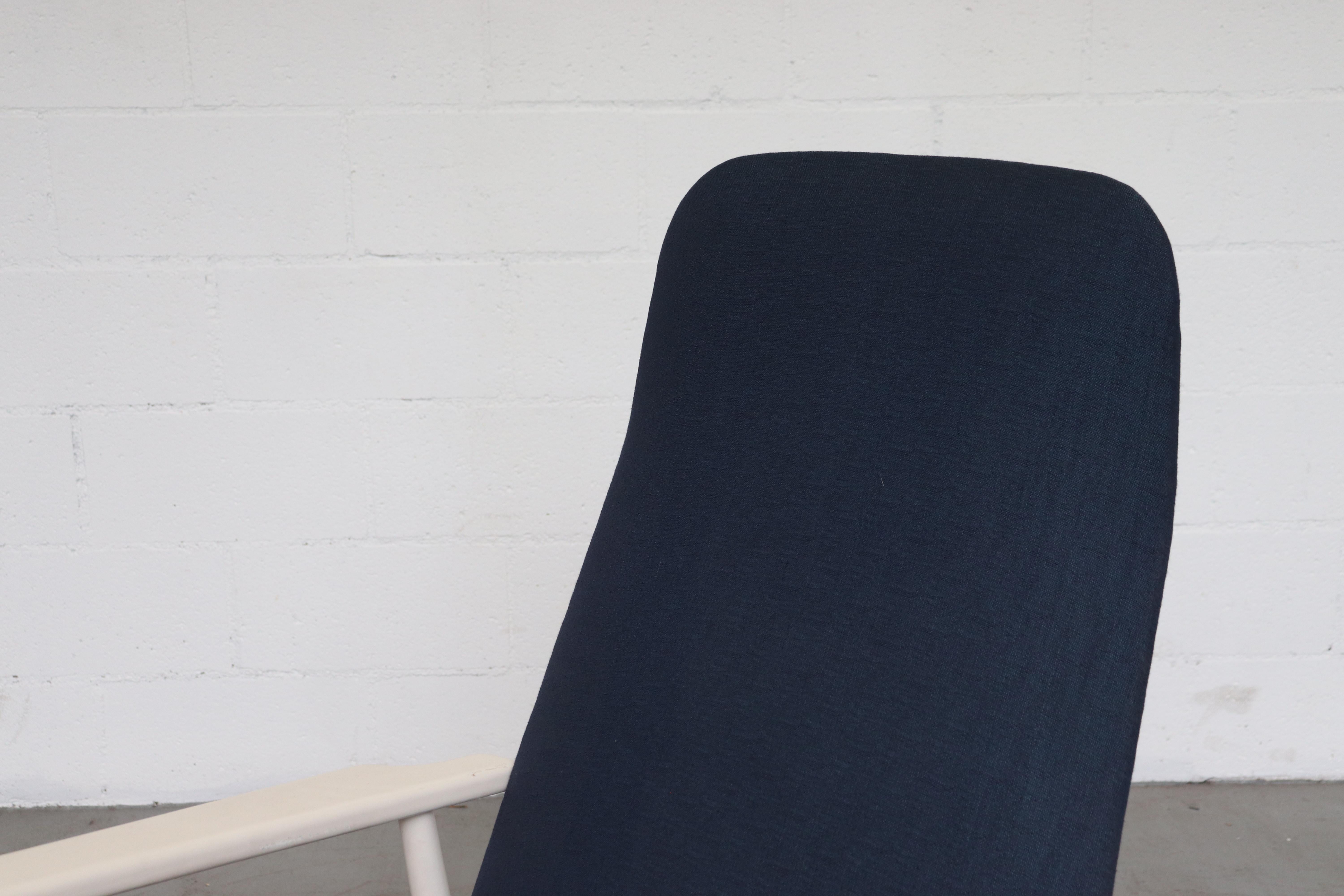 Navy Blue High Back Rocking Chair at 1stDibs navy blue rocking chairs