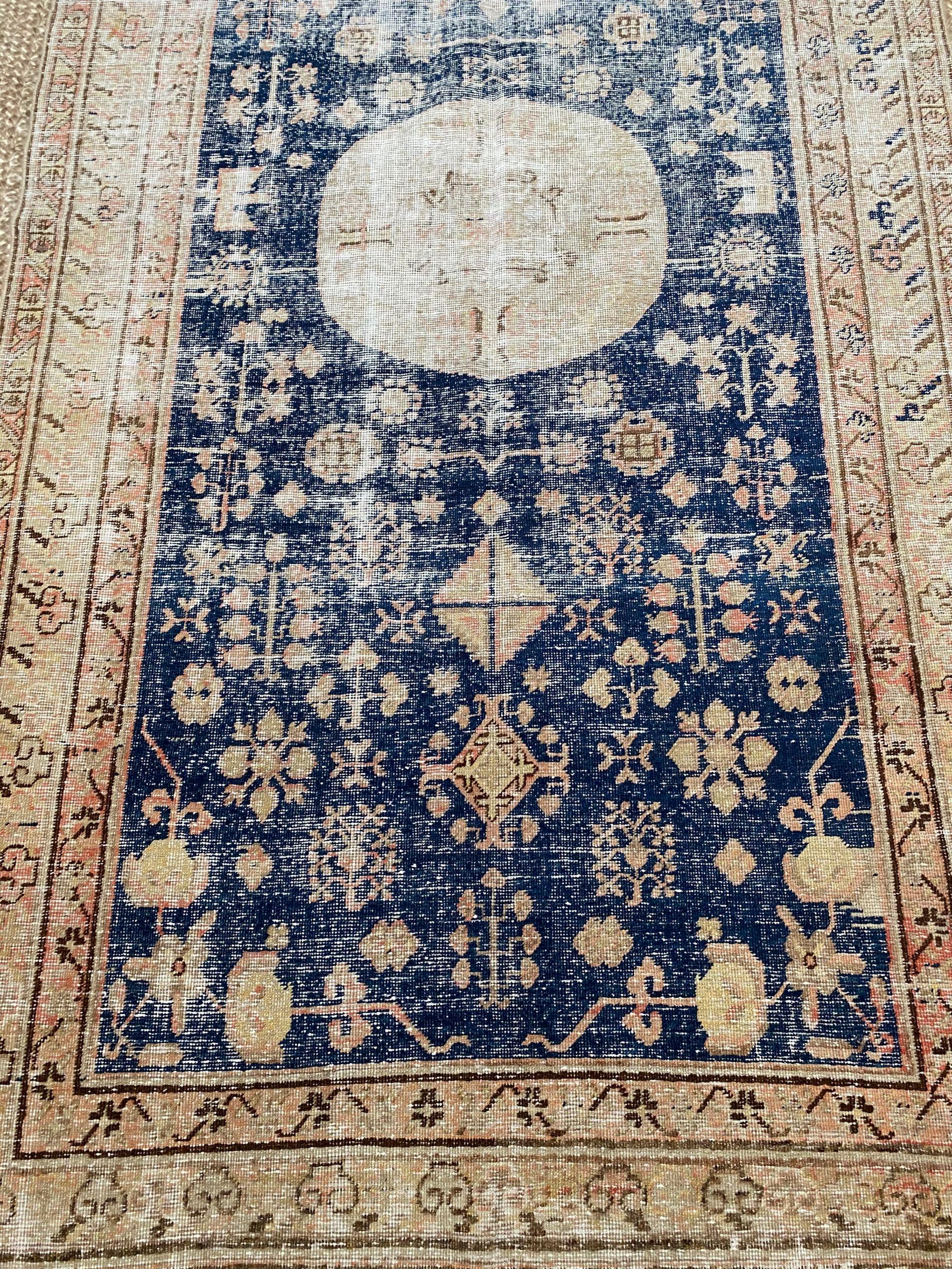 Mongolian Navy Blue Khotan For Sale