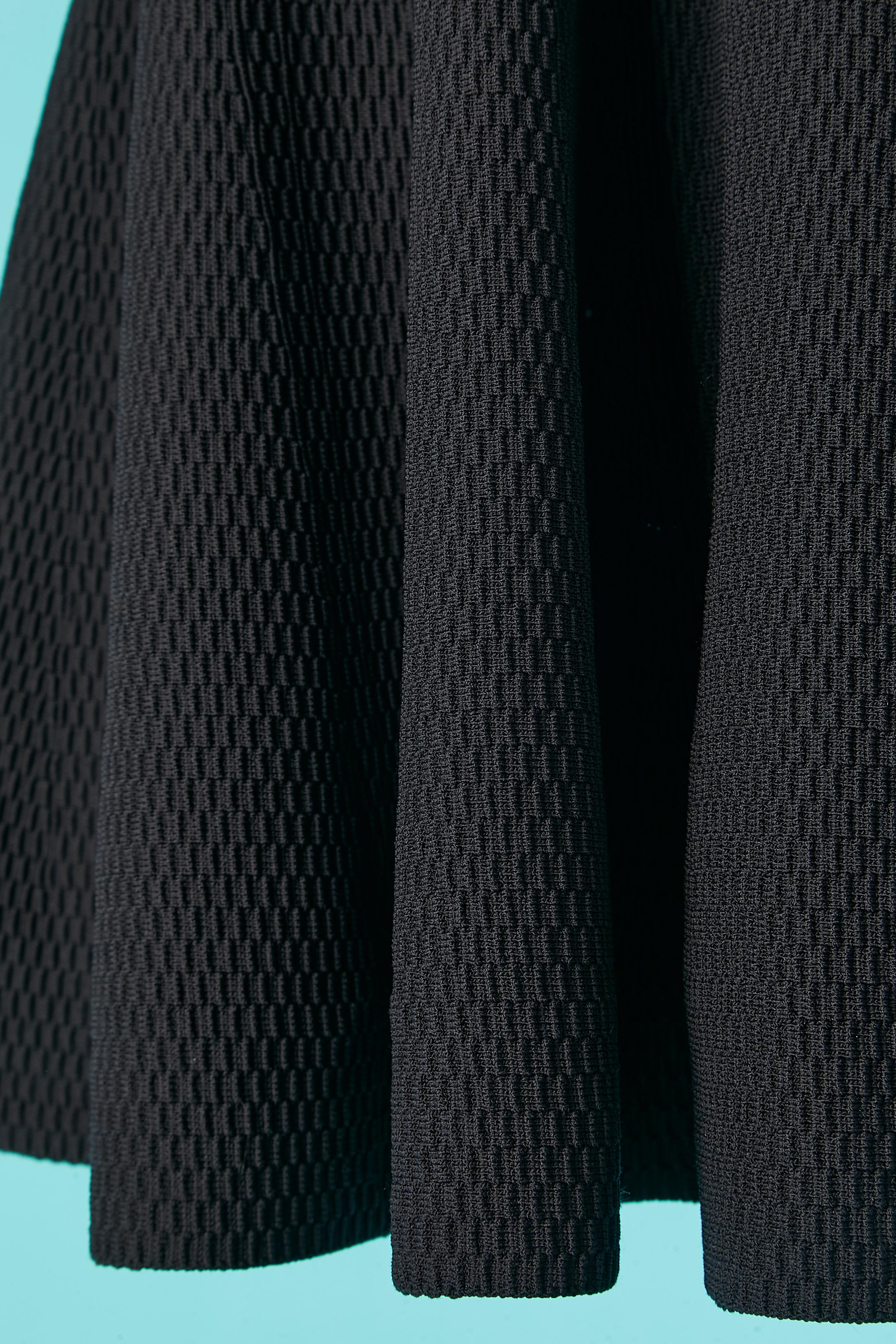 Black Navy blue knit sleeveless dress Emporio Armani  For Sale