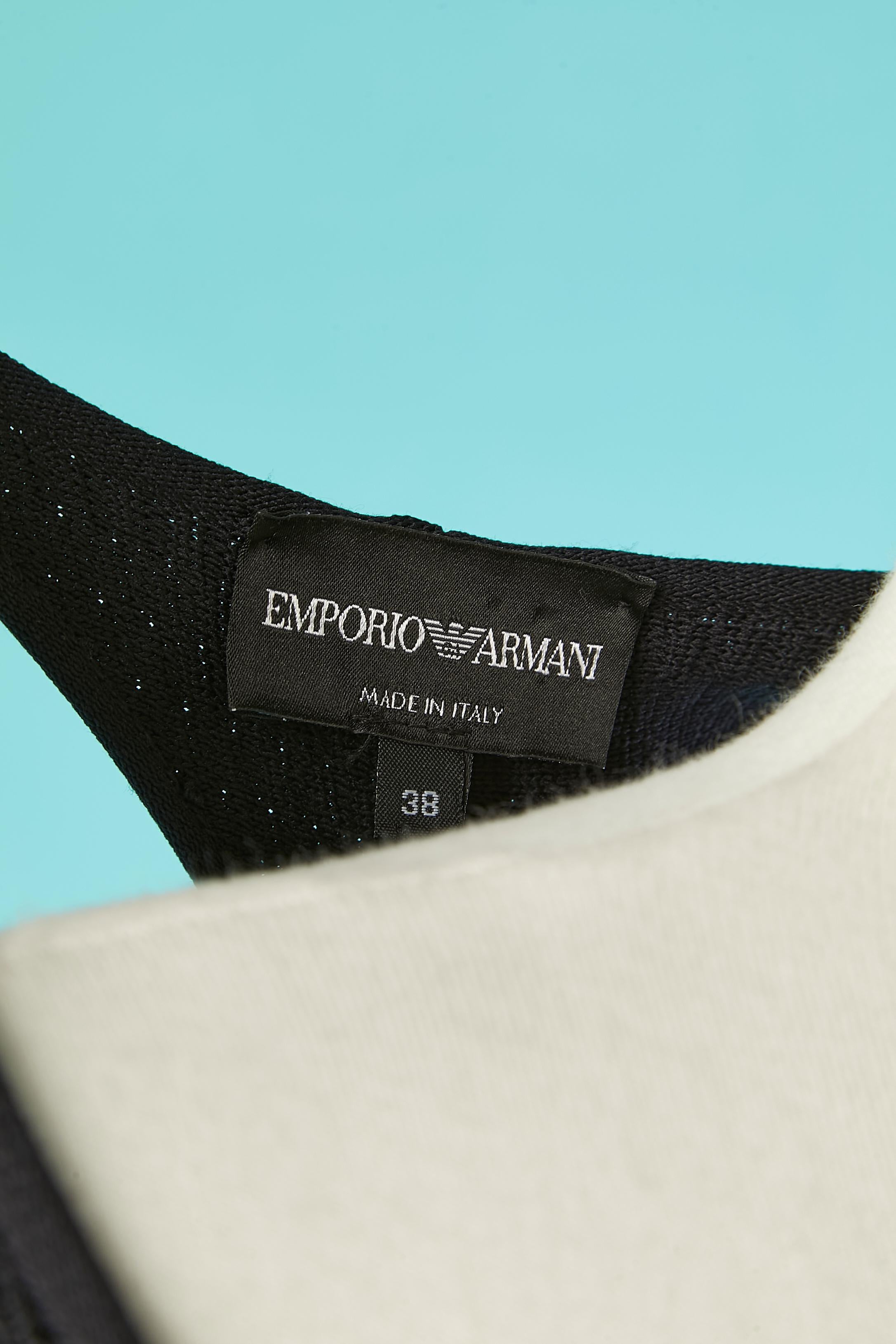 Navy blue knit sleeveless dress Emporio Armani  For Sale 1