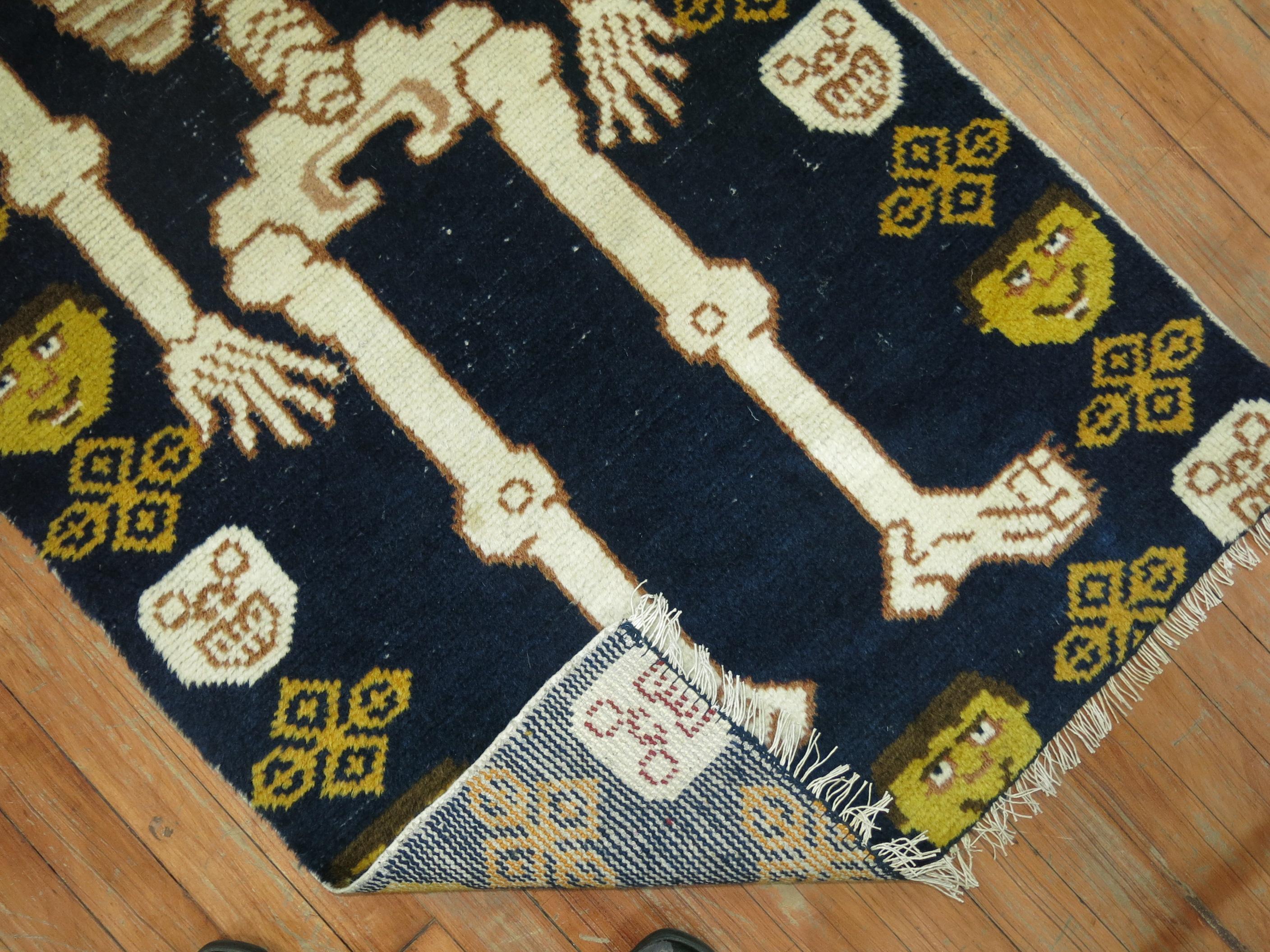 skeleton rug