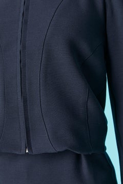 Navy blue skirt-suit  Thierry Mugler