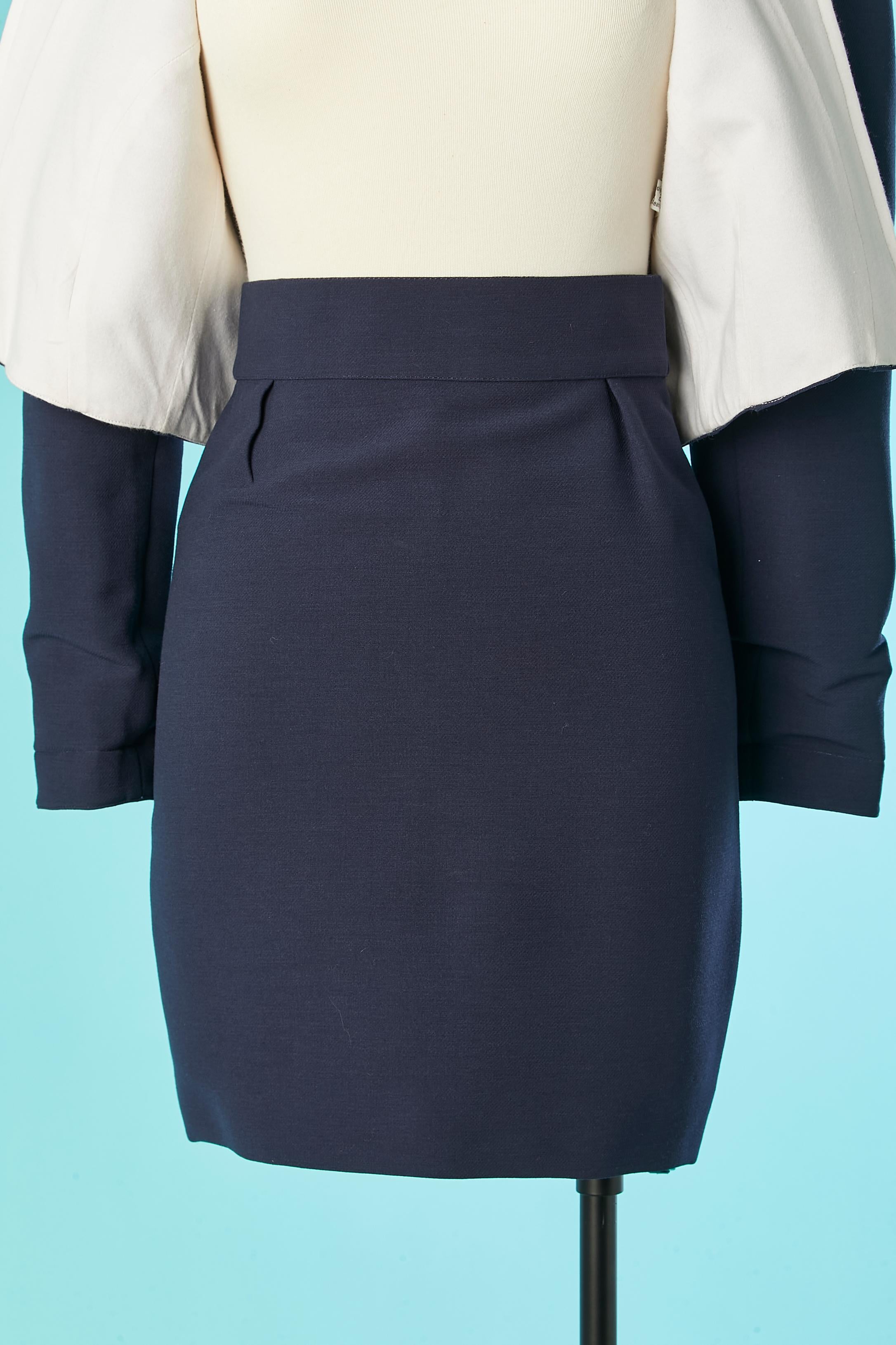 Navy blue skirt-suit  Thierry Mugler  For Sale 1