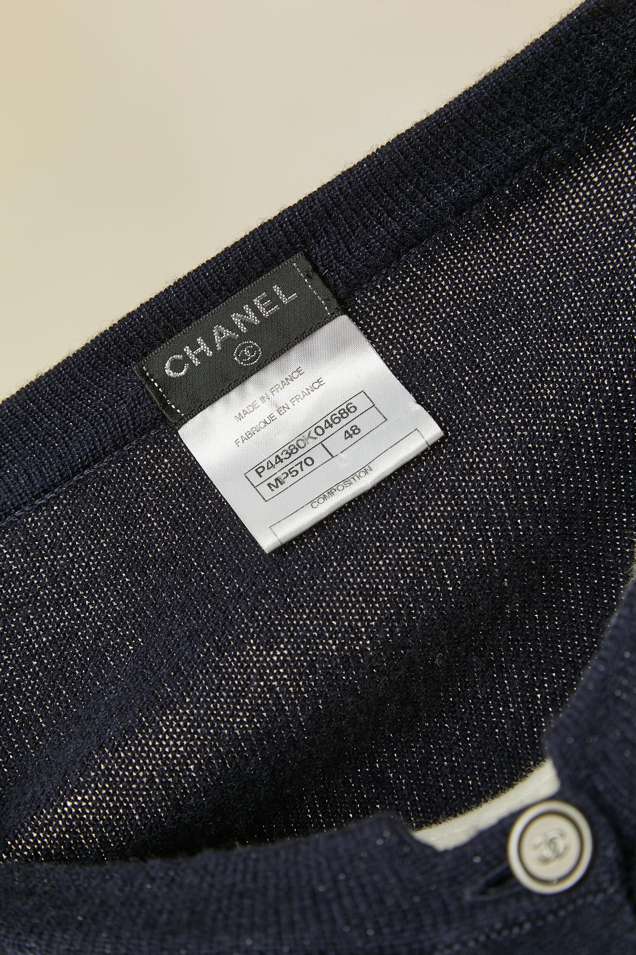 Jersey azul marino CHANEL en venta 2