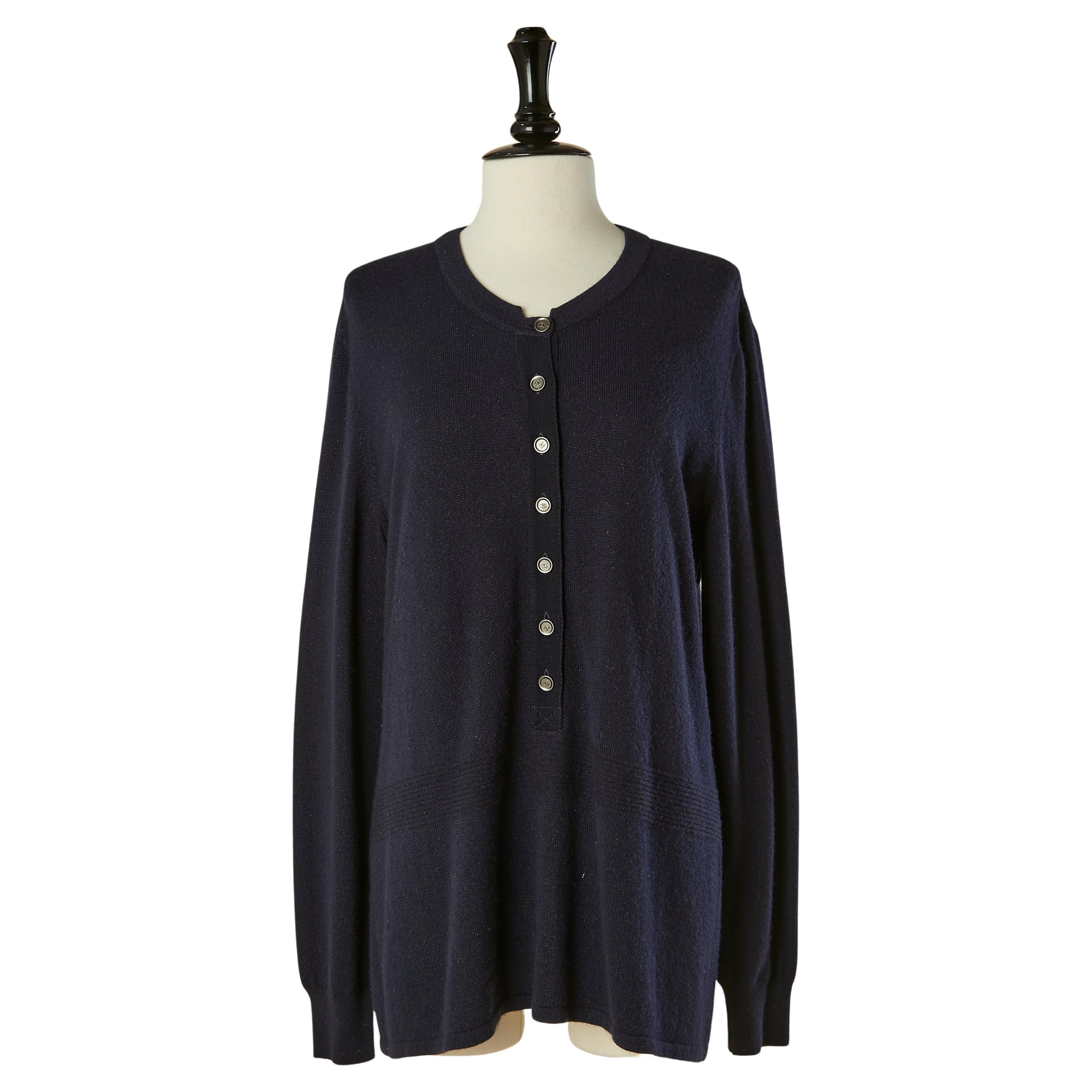 Jersey azul marino CHANEL en venta