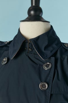 Navy blue trench-coat BURBERRY BRIT